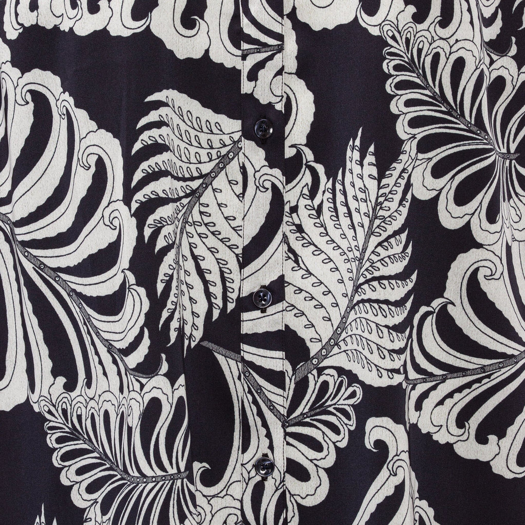 Karmamia - Amelia Shirt 2373 - Navy Palm Skjorter 