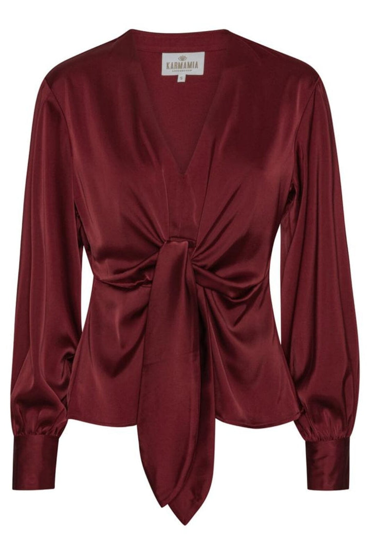 Karmamia - Blair Blouse 2022 - Semi Rich Merlot