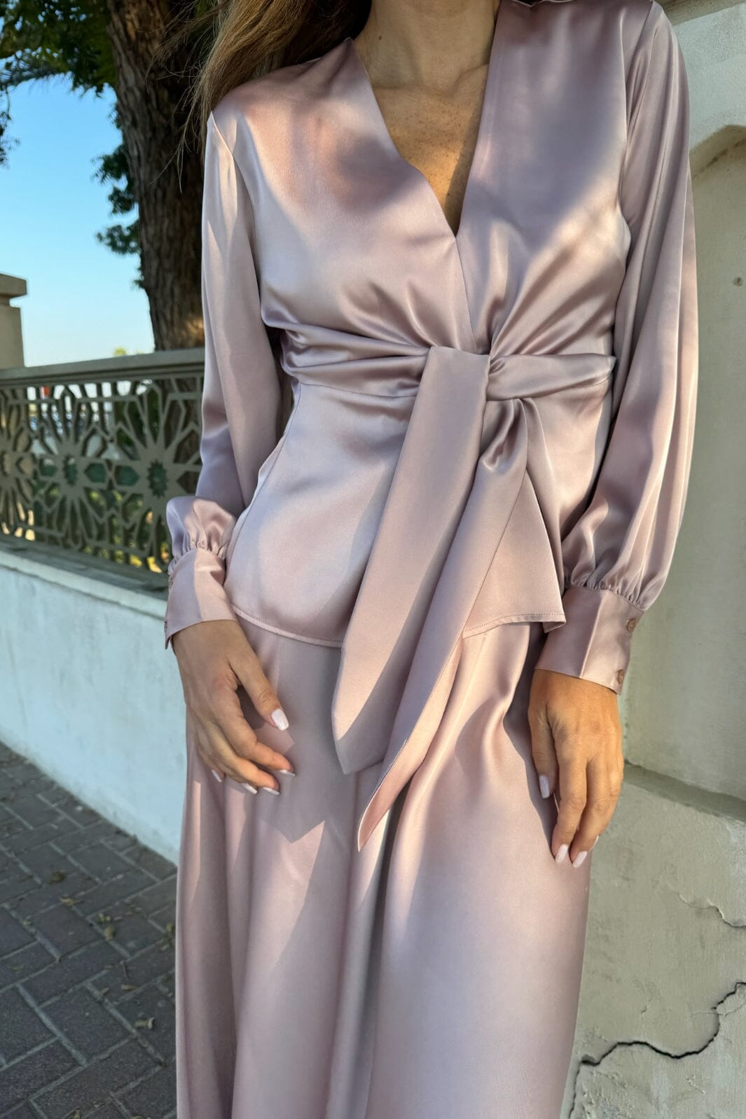 Karmamia - Blair Blouse - Semi Rich Blush