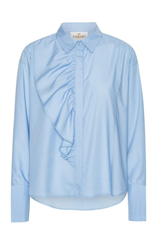 Karmamia - Drew Shirt 2209 - Sky Blue Cotton Skjorter 