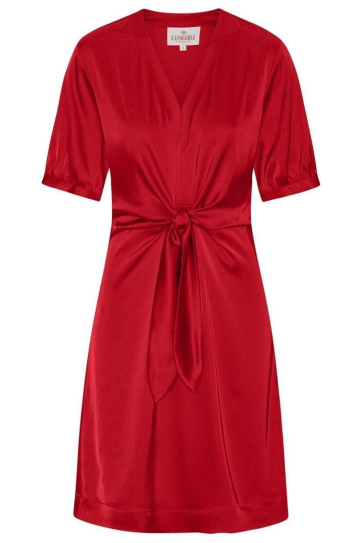 Karmamia - Faye Dress (Short) 2300 - Semi Rich Deep Red Kjoler 