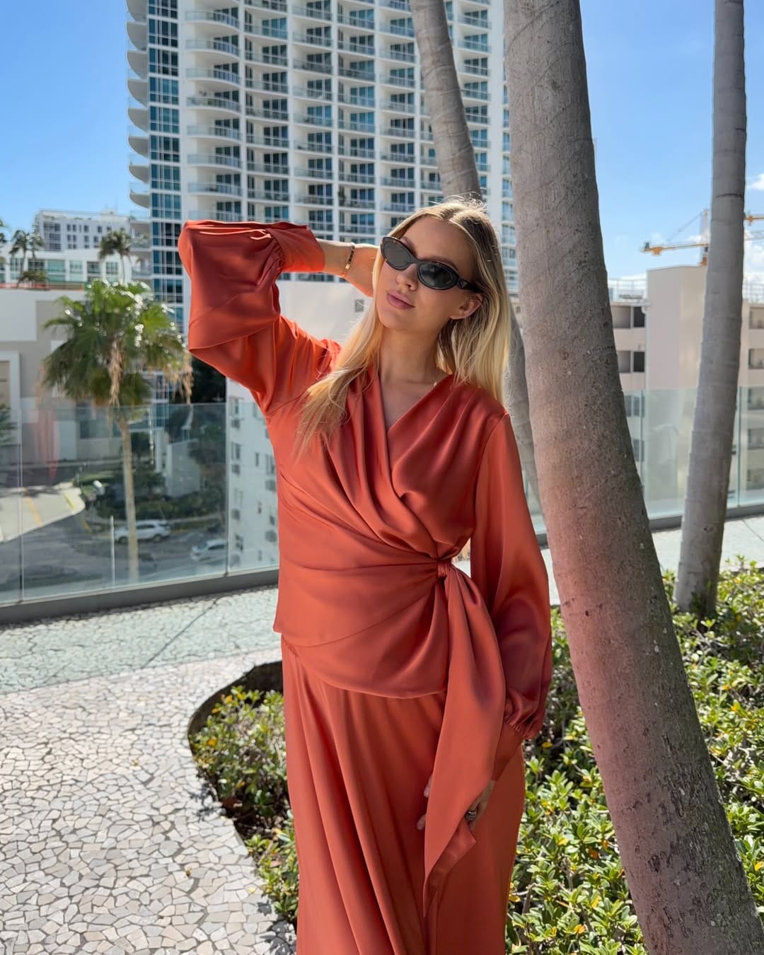 Karmamia - Ines Blouse 2367 - Semi Rich Sunset Bluser 