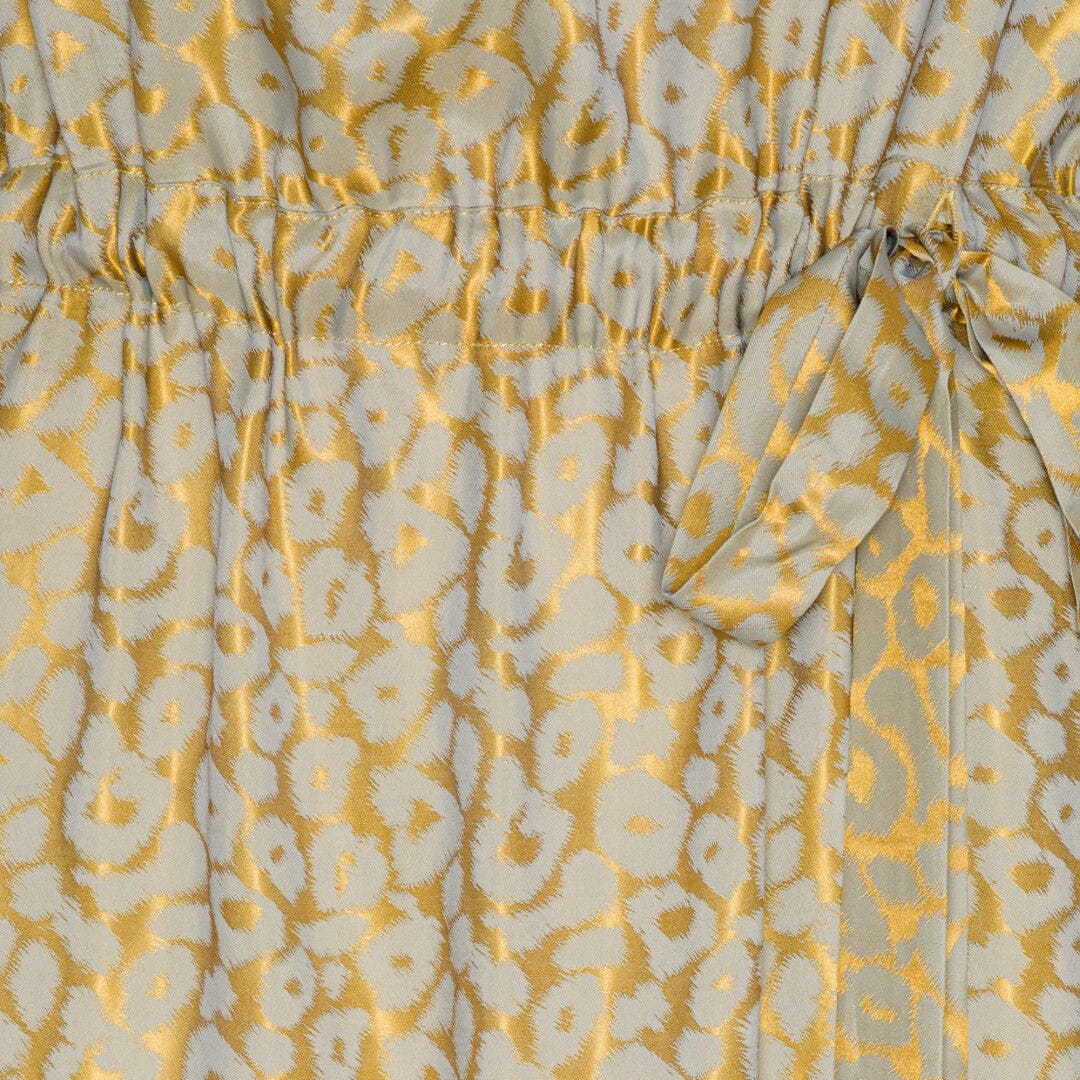 Karmamia - Layla Dress - Gold Leo Silk