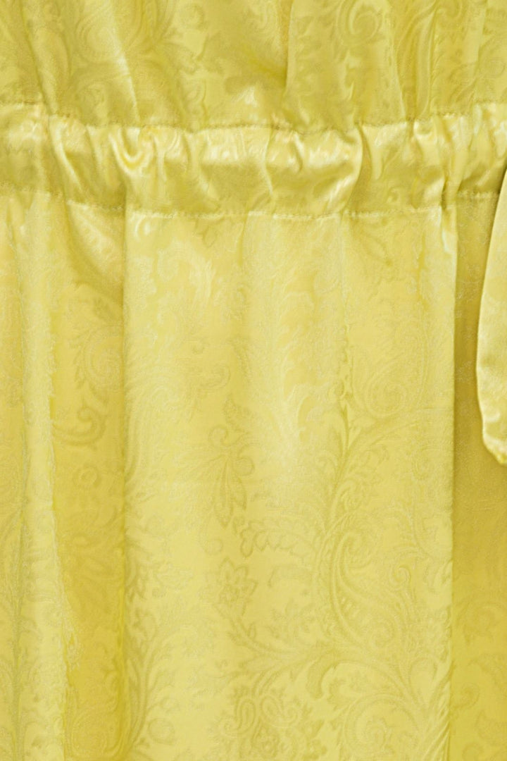 Karmamia - Layla Dress - Yellow Paisley Jacquard