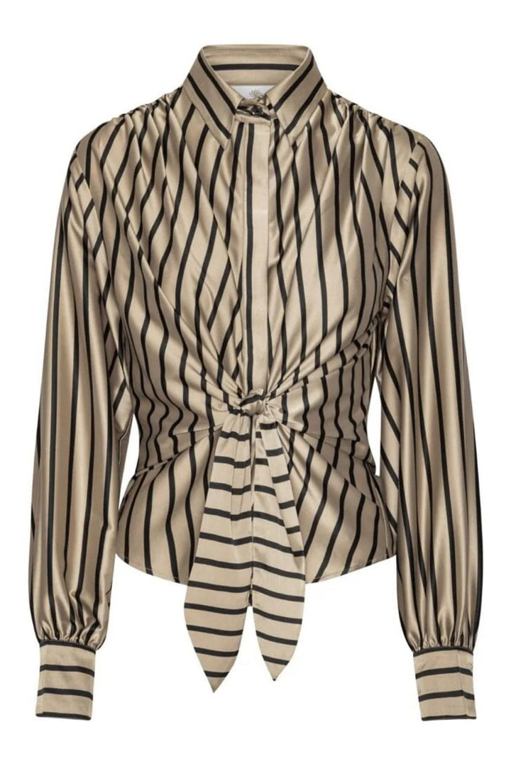 Karmamia - Lee Shirt 2245 - Tan Stripe