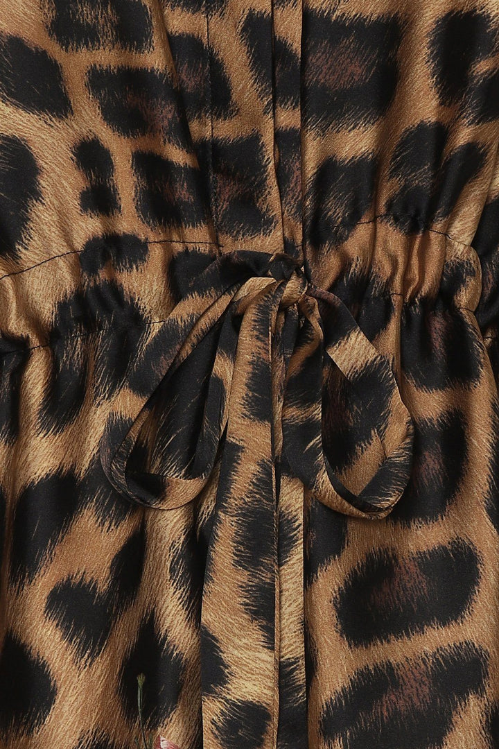 Karmamia - Nakita Dress - Flower Leopard