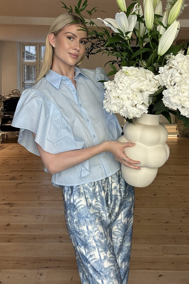 Karmamia - Salma Shirt - Sky Poplin