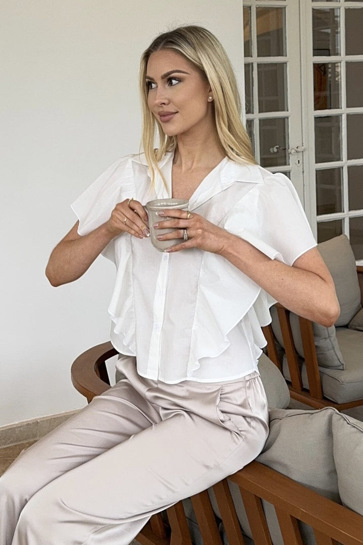 Karmamia - Salma Shirt - White Poplin