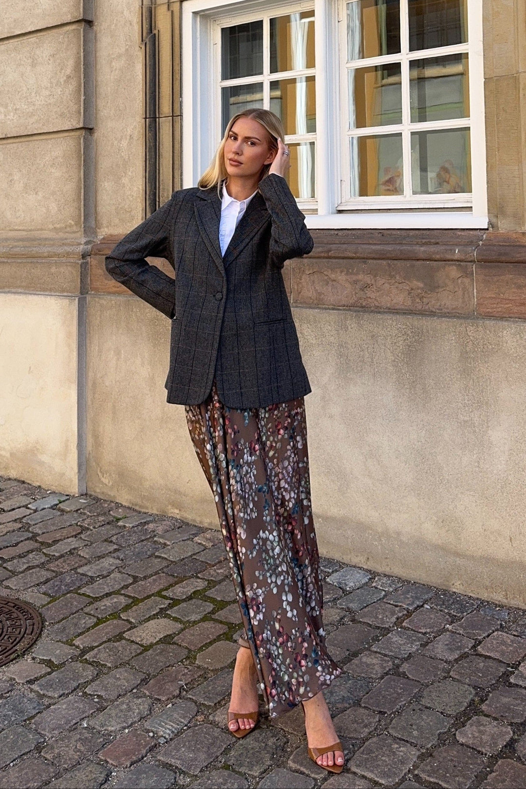 Karmamia - Savannah Skirt 2224 - Melange Brown Nederdele 