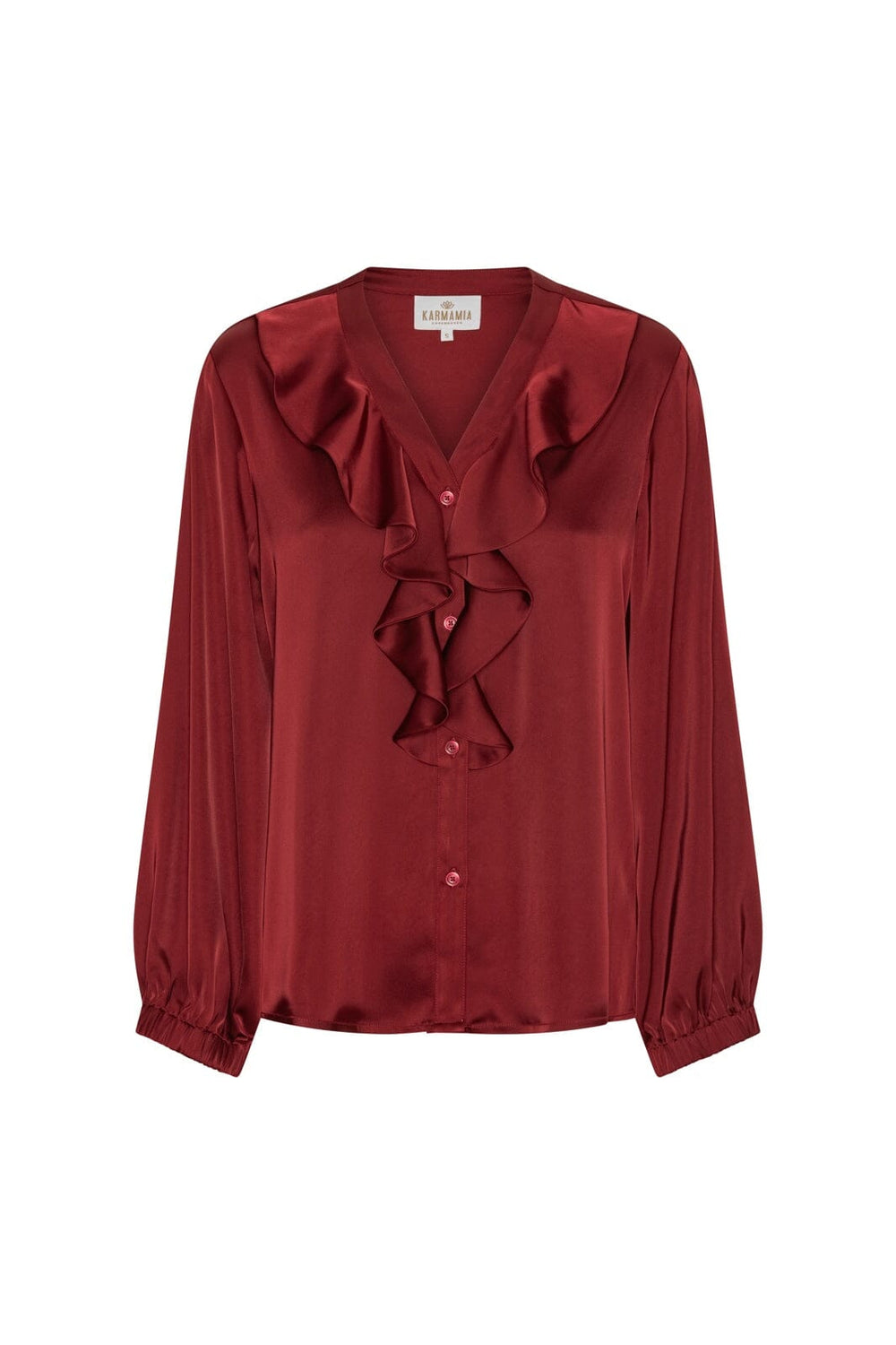 Karmamia - Sophia Blouse 2302 - Semi Rich Merlot