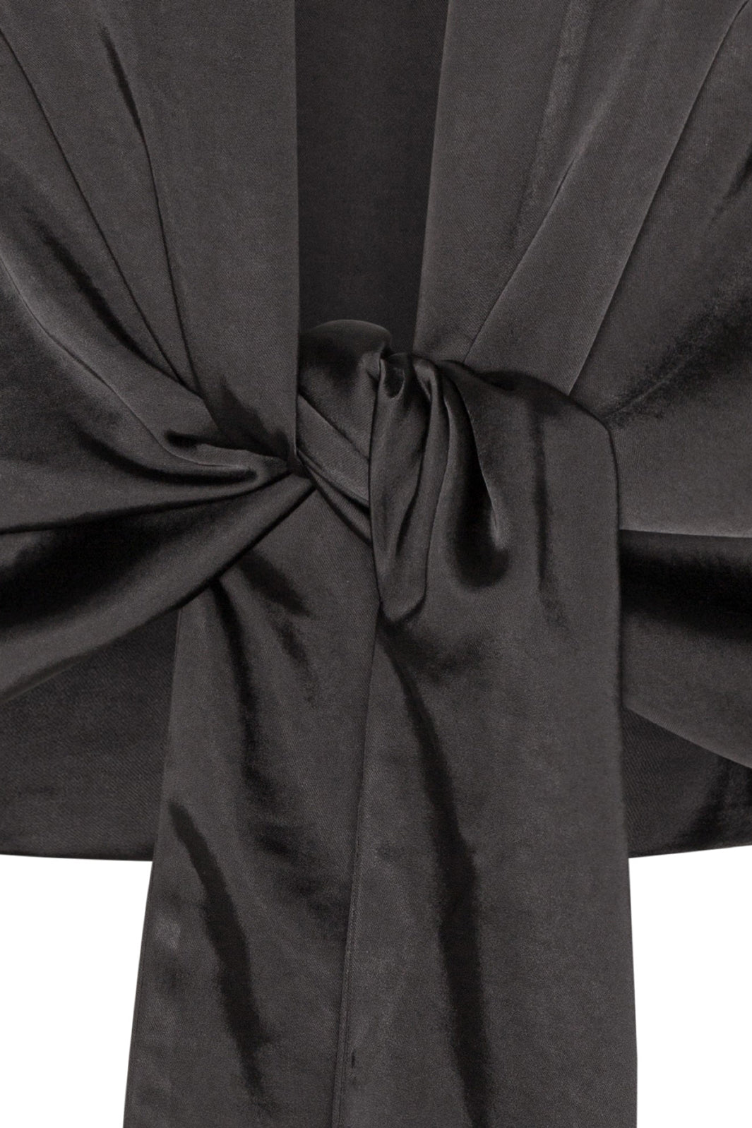 Karmamia - Wrap Jacket - Black Rich Satin