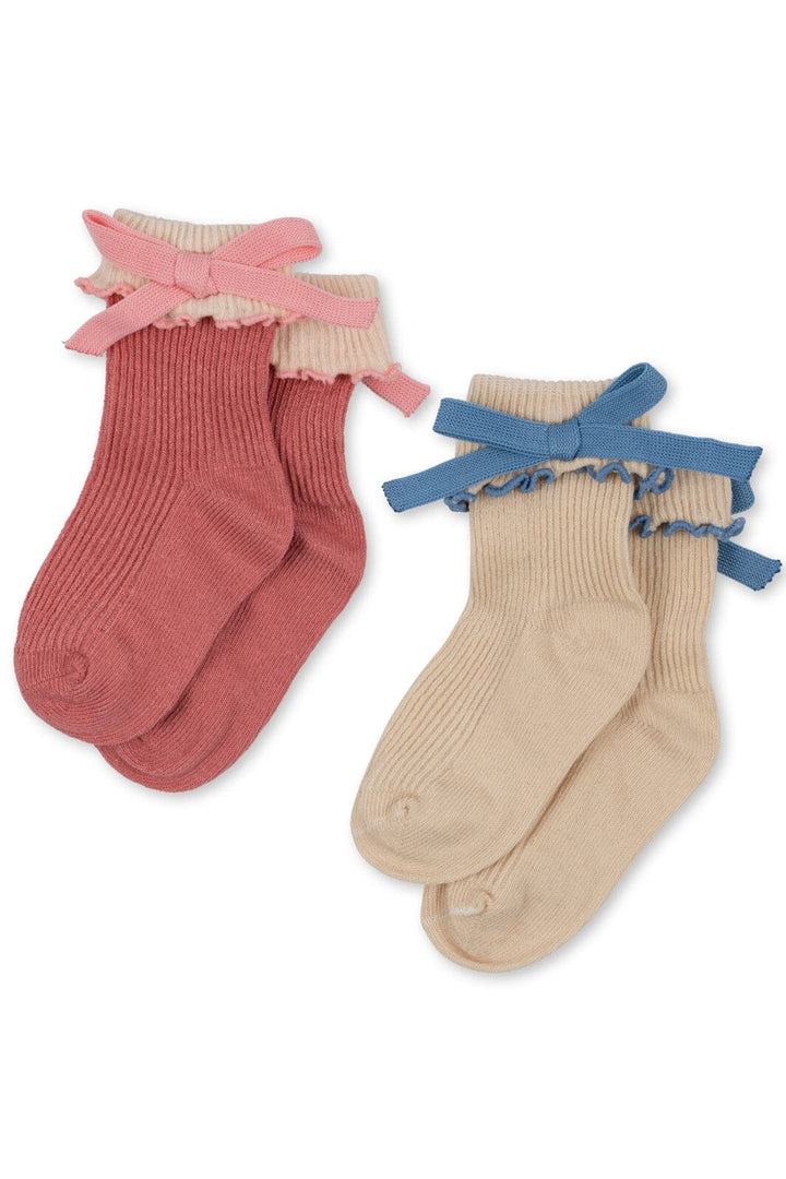 Konges Sløjd - 2 Pack Bow Socks - Bow Mix