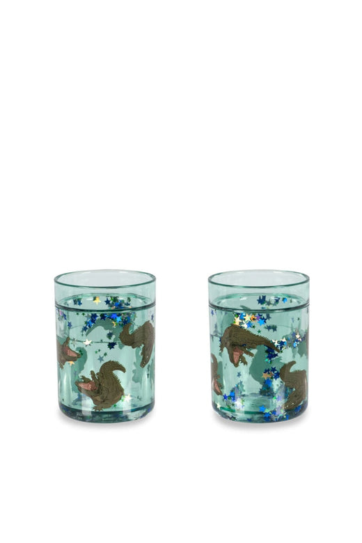 Konges Sløjd - 2 Pack Glitter Cups Ks104169 - Crocodile Køkkentilbehør 
