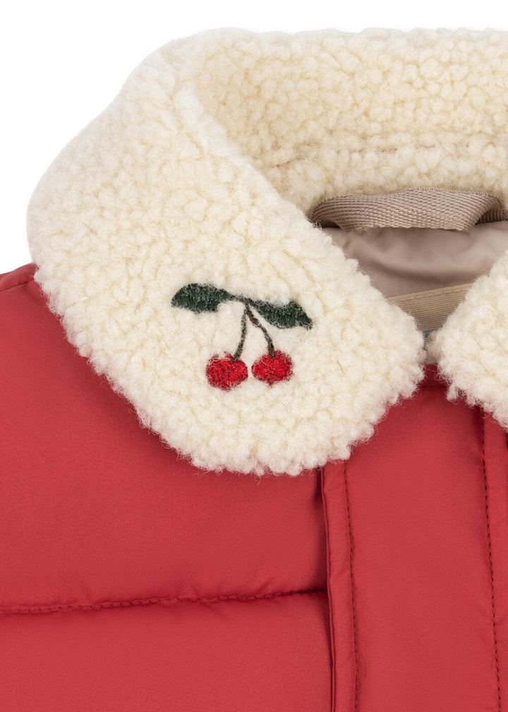 Konges Sløjd - Alpi Collar Jacket Grs Ks105680 - Cardinal Jakker 