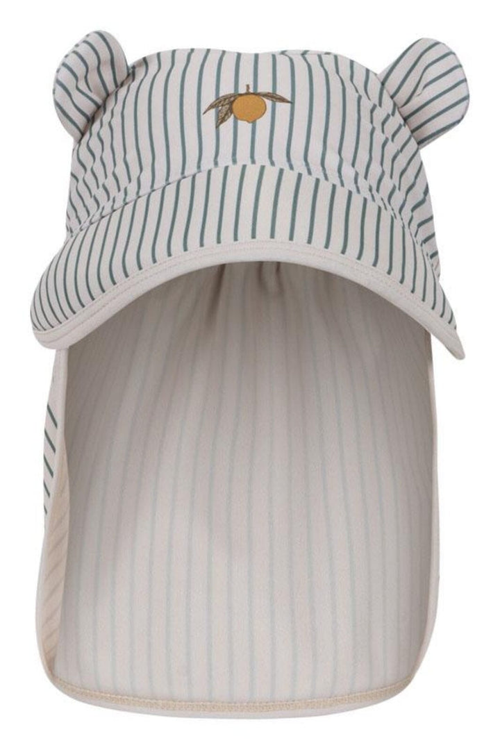 Konges Sløjd - Aster Bear Sun Hat Grs Ks103269 - Tea Stripe