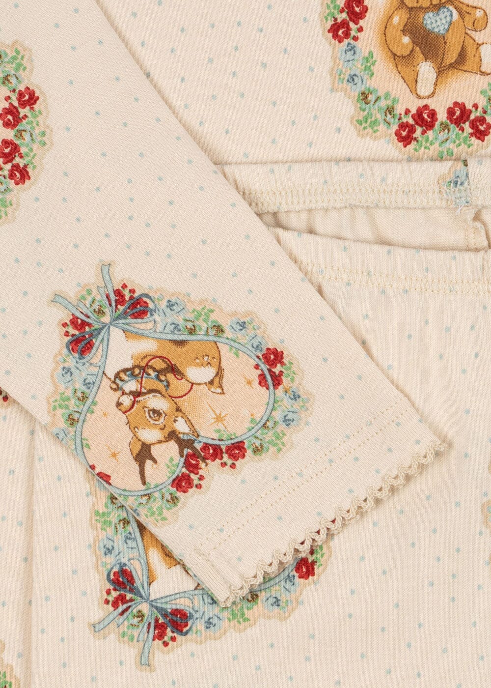 Konges Sløjd - Basic Blouse/pants Set Gots Ks104214 - Deer Diary Sæt 