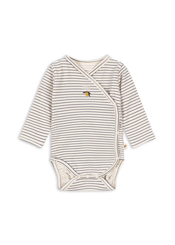 Konges Sløjd - Basic Ls Newborn Body Gots Ks105897 - Stripe Como