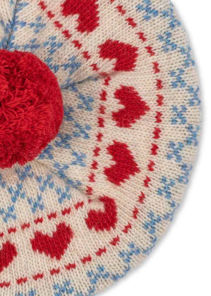 Konges Sløjd - Belou Beret Ks105905 - Heart