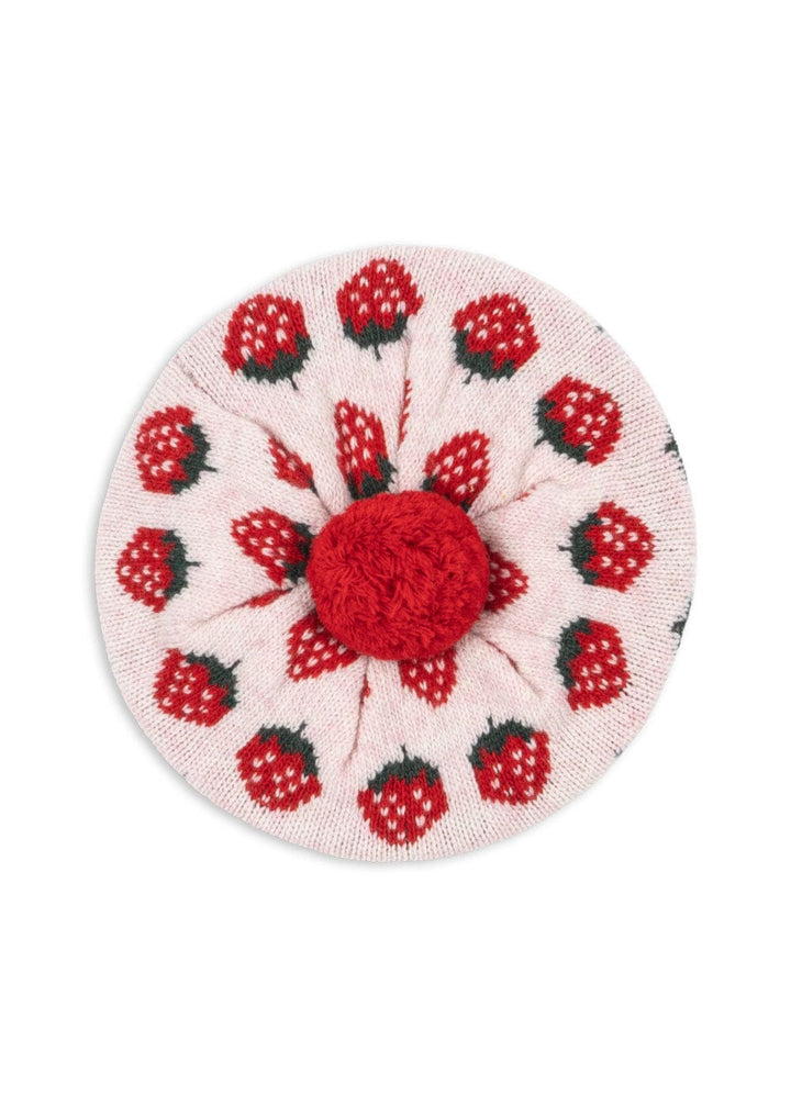 Konges Sløjd - Belou Knit Beret Ks104692 - Strawberry Huer 