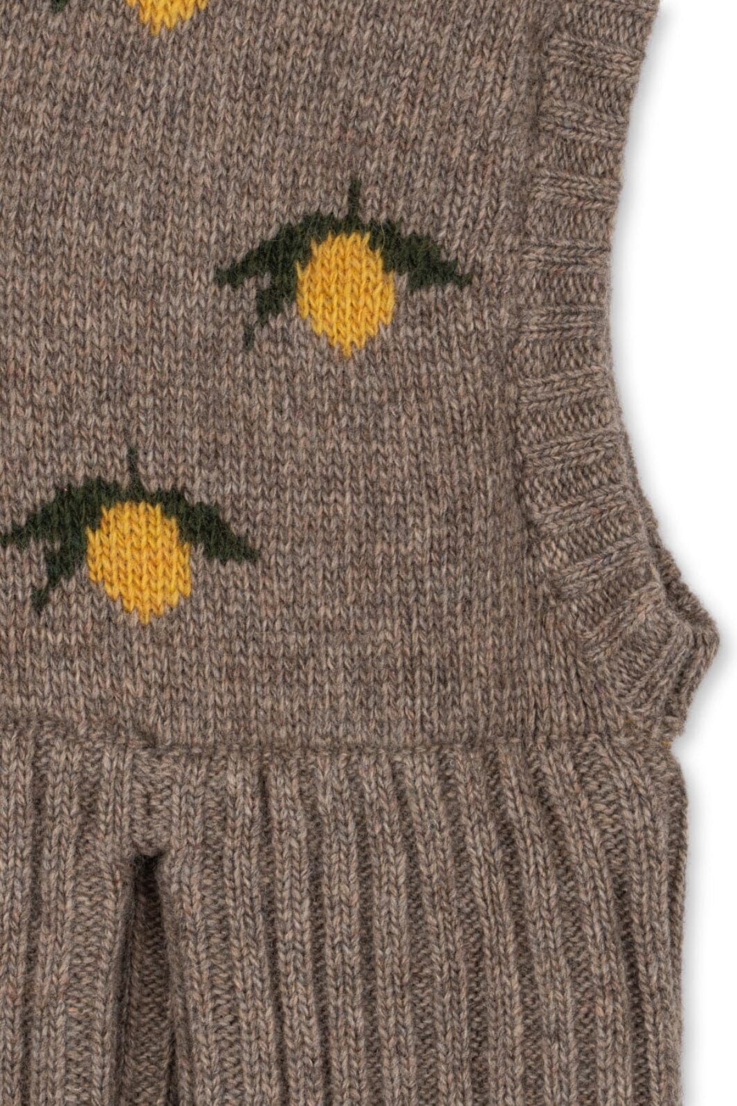 Konges Sløjd - Belou Lemon Knit Balaclava Ks103713 - Lemon