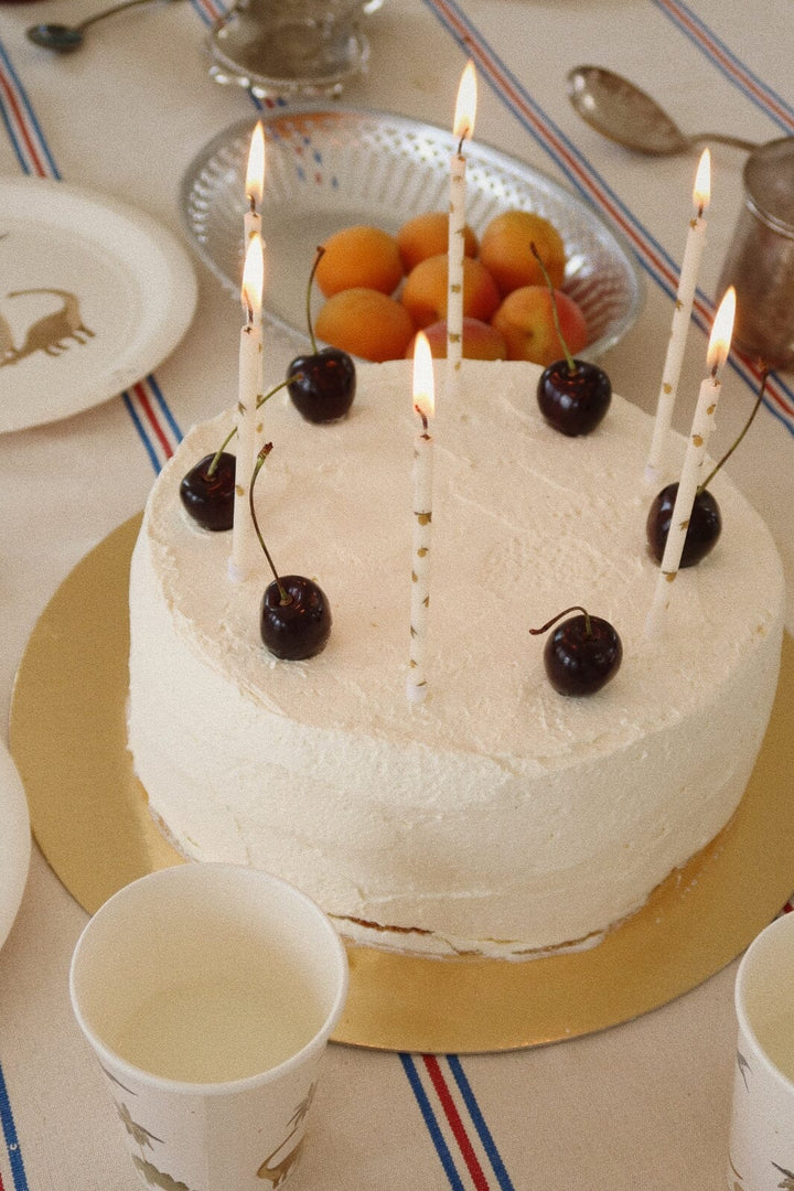 Konges Sløjd - Birthday Candles Print - Lemon