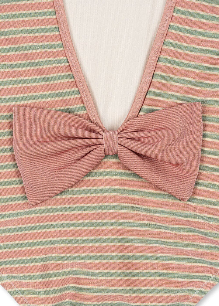 Konges Sløjd - Bowwow Swimsuit Ks104715 - Blush Stripe Badedragter 