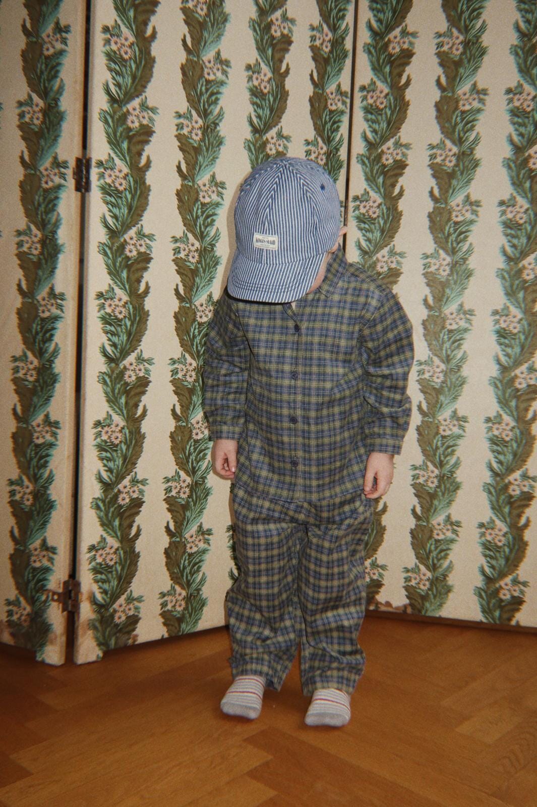 Konges Sløjd - Cara Ls Shirt Gots Ks108135 - Laurel Blue Check Skjorter 