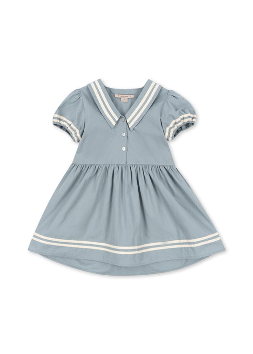 Konges Sløjd - Celebration Allie Sailor Dress Gots Ks103567 - Ashley Blue Kjoler 