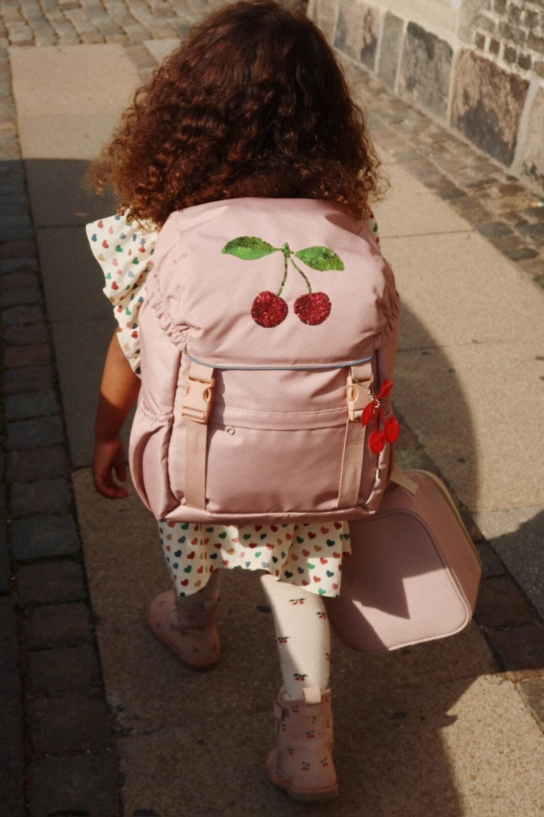 Konges Sløjd - Clover Schoolbag Ks103457 - Mahogany Rose