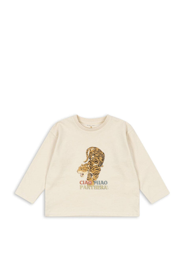 Konges Sløjd - Fili Box Fit Tee Gots Ks106018 - Almond Milk
