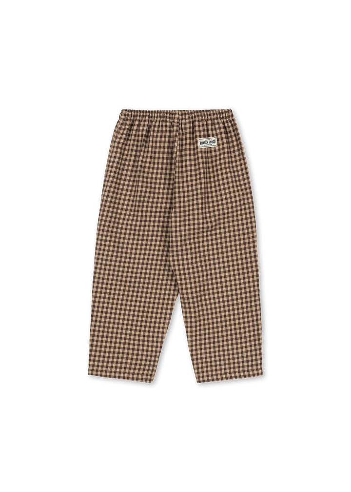 Konges Sløjd - Foret Pants Gots Ks106475 - Chocolate Check Bukser 