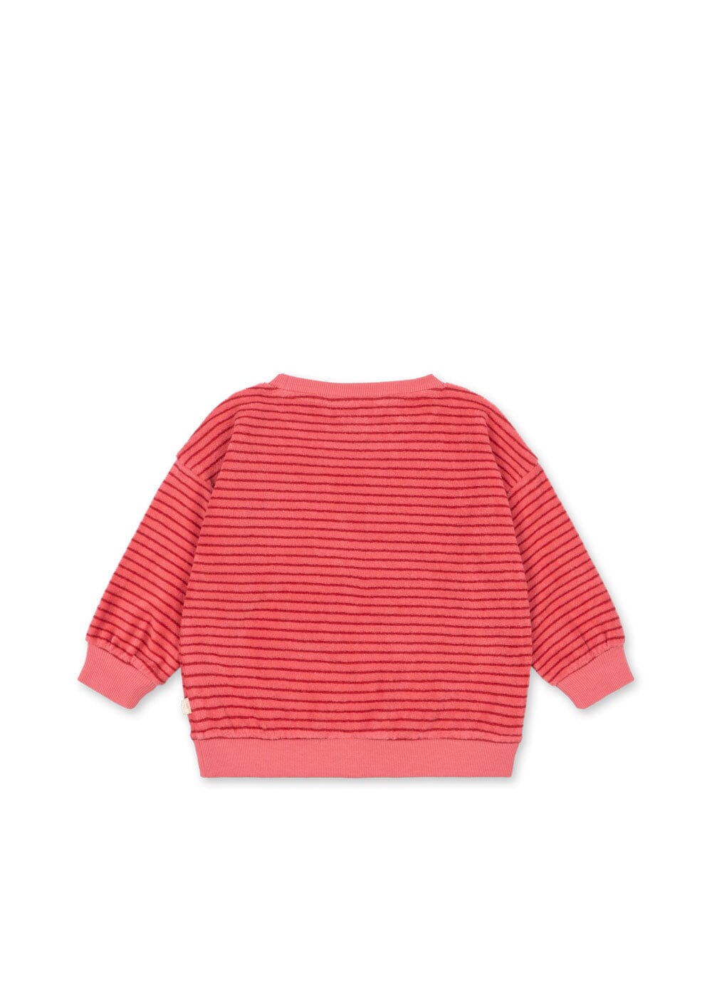 Konges Sløjd - Itty Sweat Shirt Gots Ks106045 - Cardinal Rose Stripe