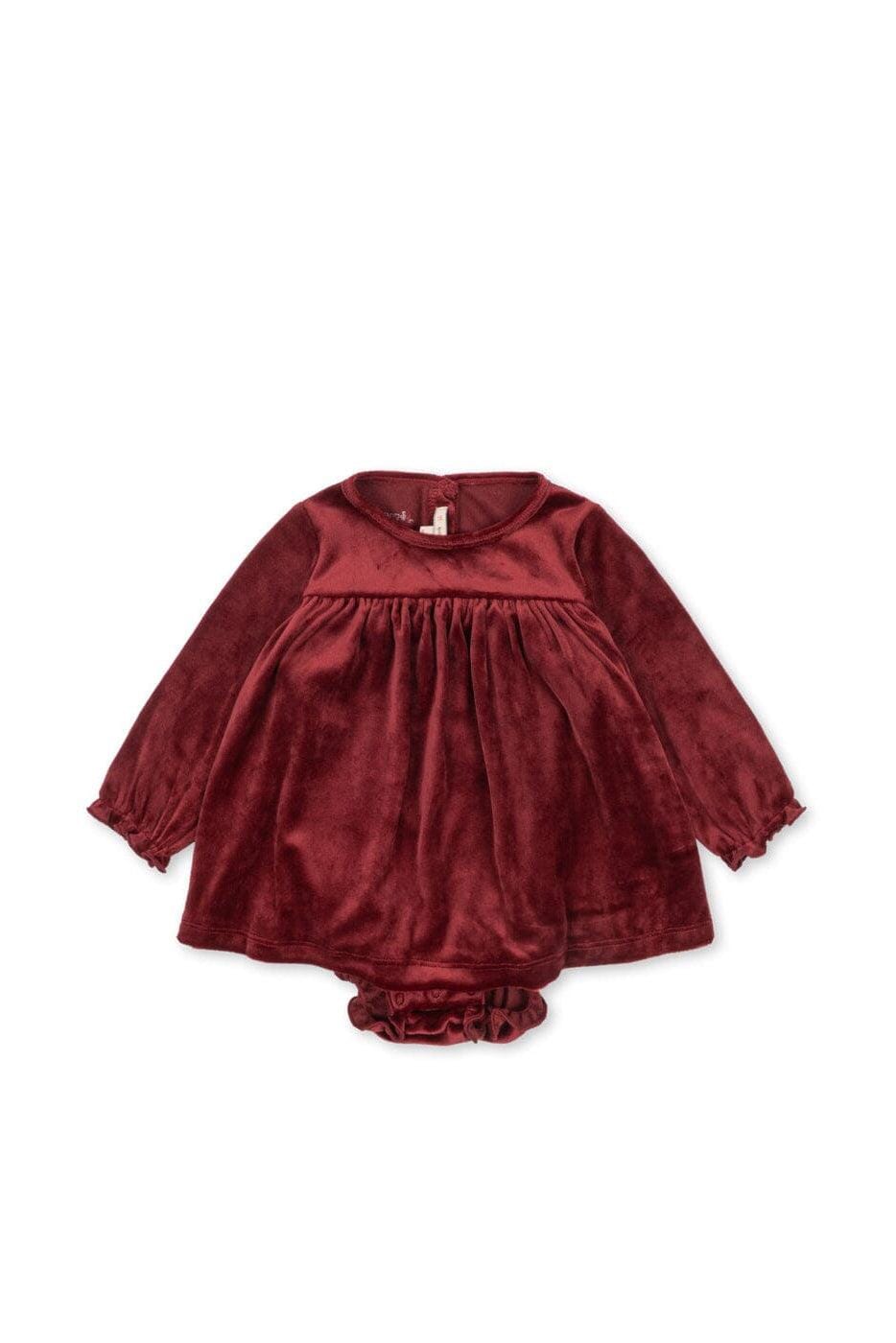 Konges Sløjd - Jingle Romper Dress Grs Ks107960 - Red Dahlia