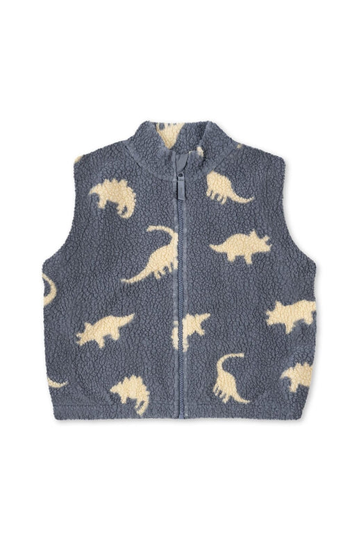 Konges Sløjd - Jody Teddy Vest Grs Ks103481 - Dino Mist Veste 