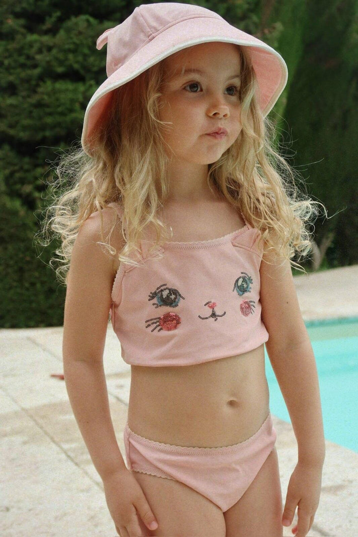 Konges Sløjd - Kitty Swim Hat Grs Ks104920 - Powder Pink Hatte 