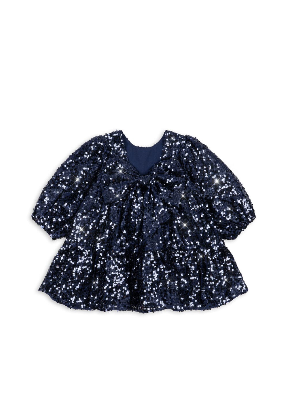 Konges Sløjd - Lila Sequins Bow Dress Ks106100 - Total Eclipse