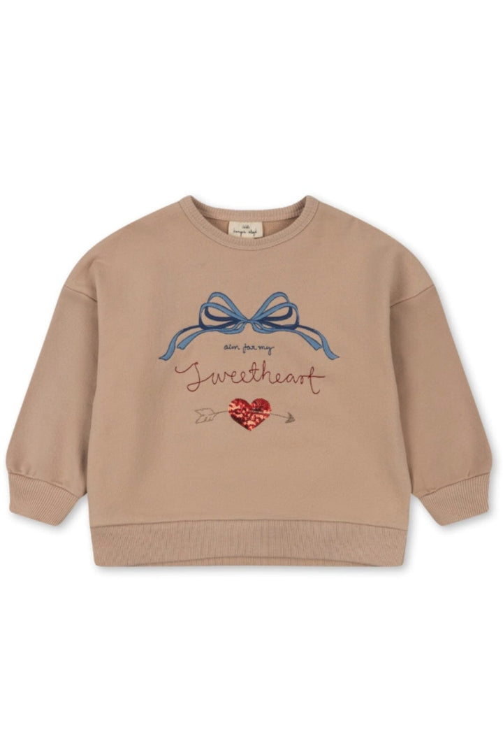 Konges Sløjd - Lou Sweat Shirt Glitter Ocs - Coeur Frappe