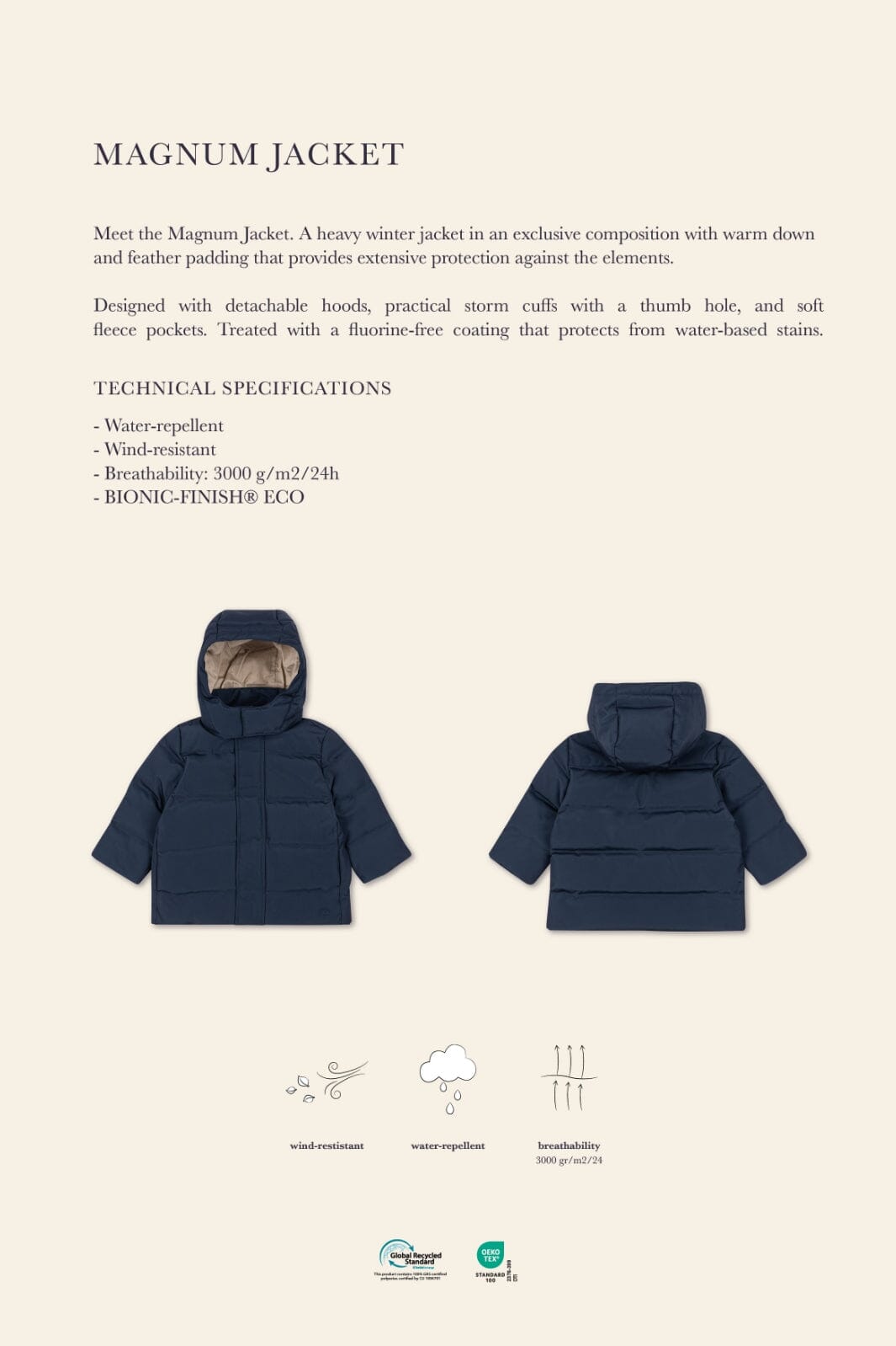 Konges Sløjd - Magnum Down Jacket Print Grs Ks103508 - Felice Rose