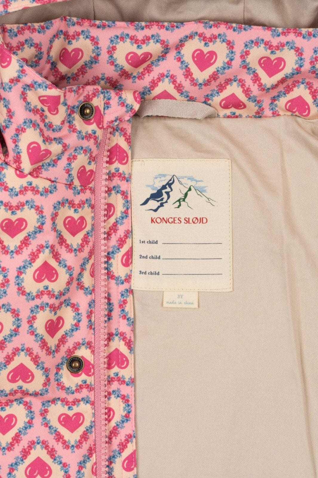 Konges Sløjd - Magnum Down Jacket Print Grs Ks103508 - Felice Rose
