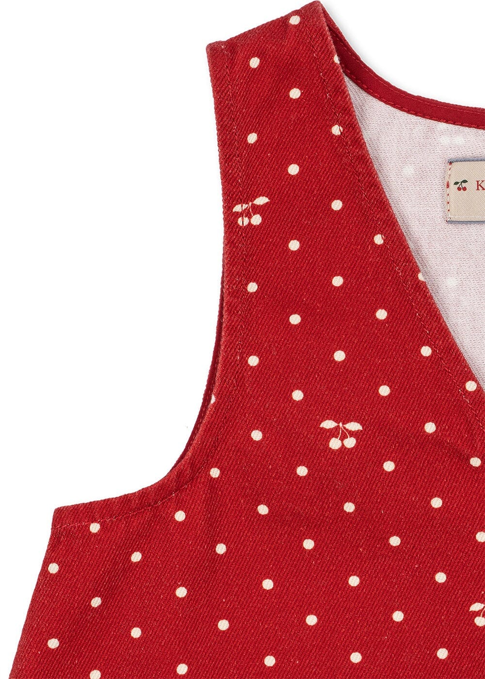 Konges Sløjd - Magot Dress Gots Ks106537 - Cherry Dot Derby