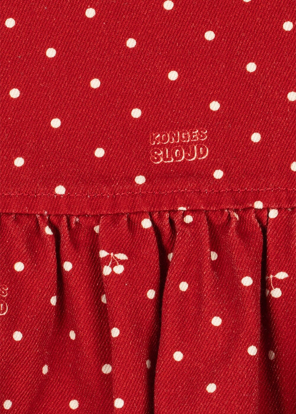 Konges Sløjd - Magot Dress Gots Ks106537 - Cherry Dot Derby