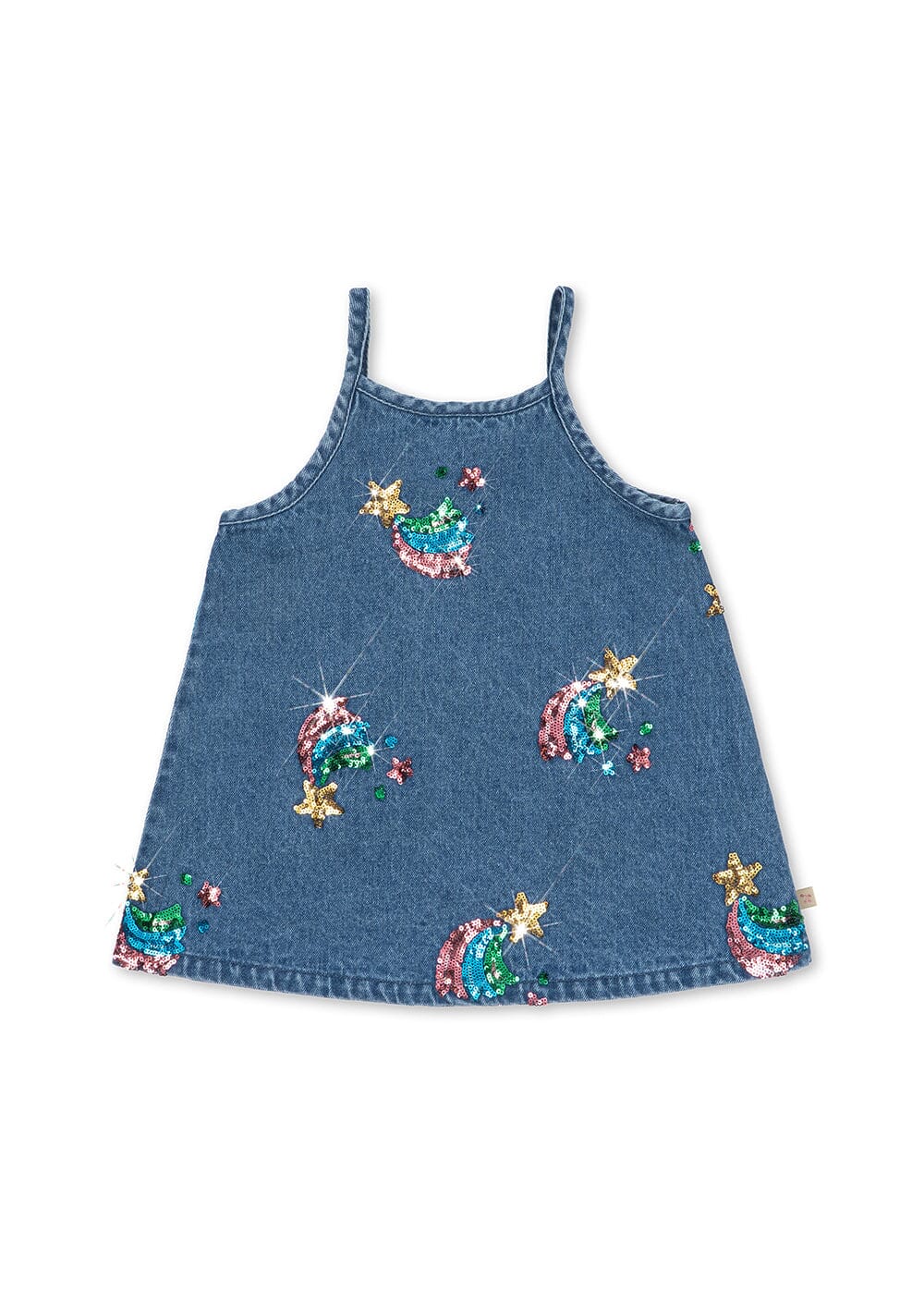 Konges Sløjd - Magot Sequin Strap Dress Gots Ks106137 - Rainbow Star