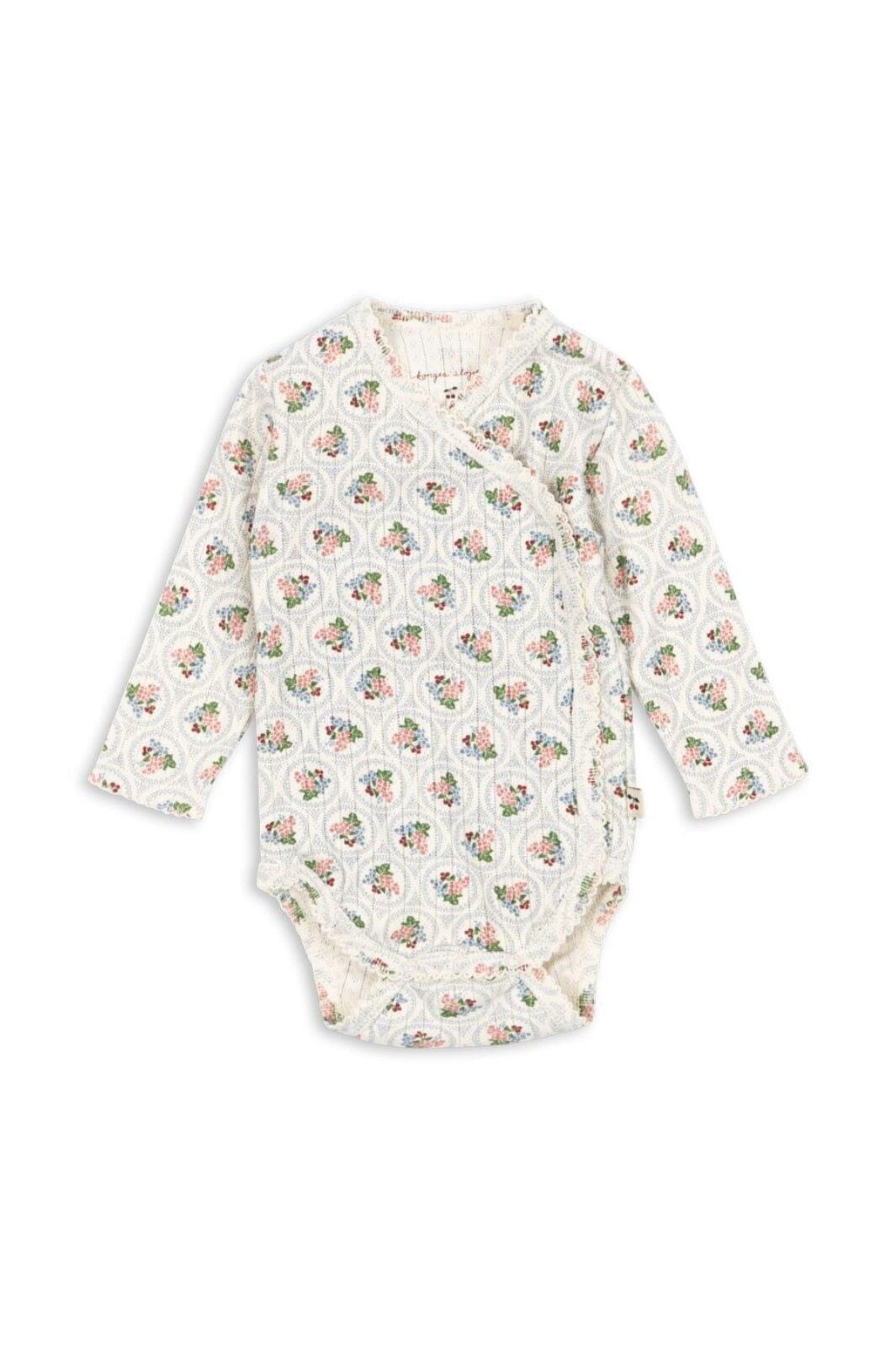 Konges Sløjd - Minnie Newborn Body Gots Ks104377 - Verona Blues Bodysuits 