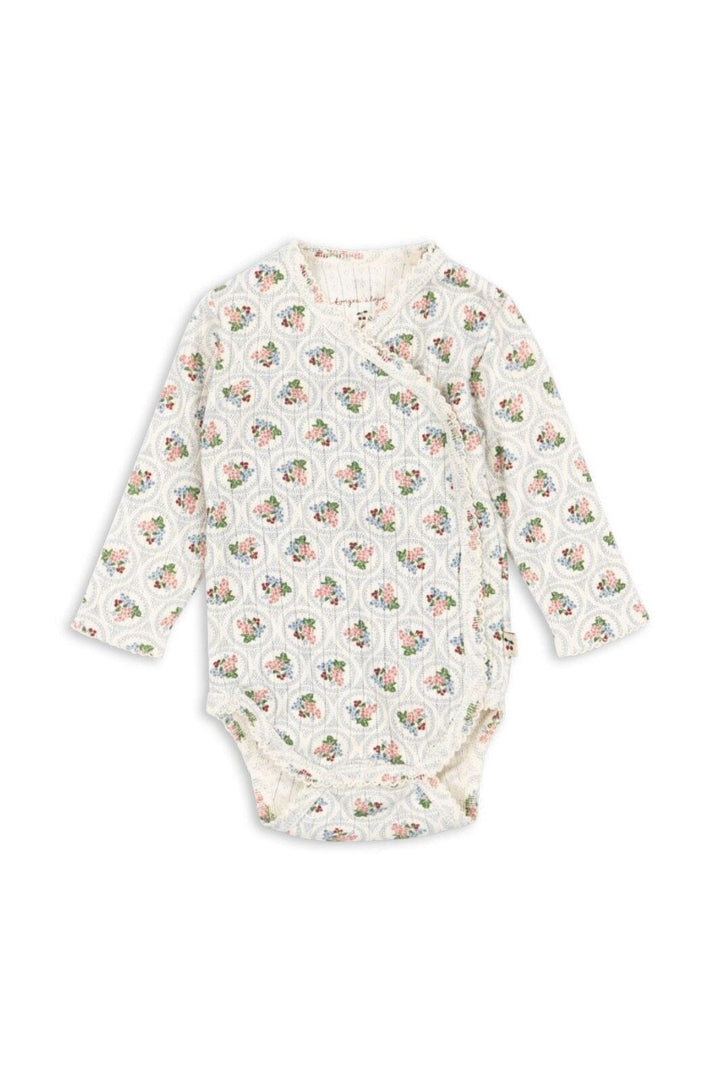 Konges Sløjd - Minnie Newborn Body Gots Ks104377 - Verona Blues Bodysuits 