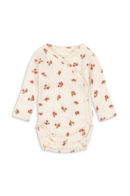 Konges Sløjd - Minnie Newborn Body Gots Ks106561 - Rosa Rouge