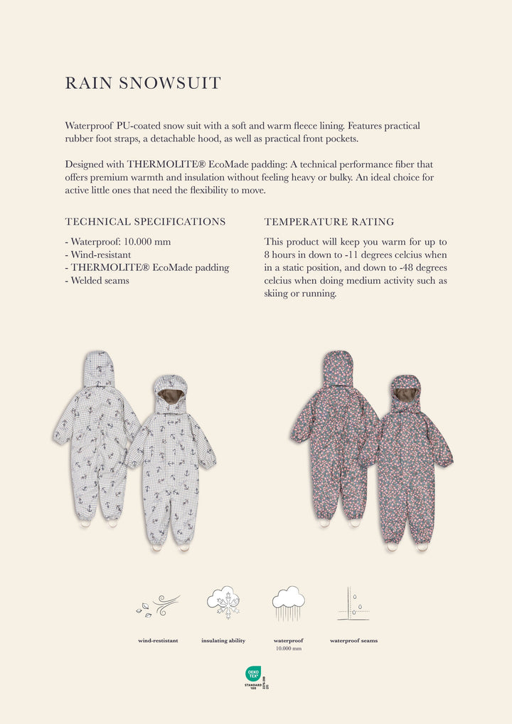 Konges Sløjd - Rain Snowsuit Ks103528 - Kyoto Flyverdragter 