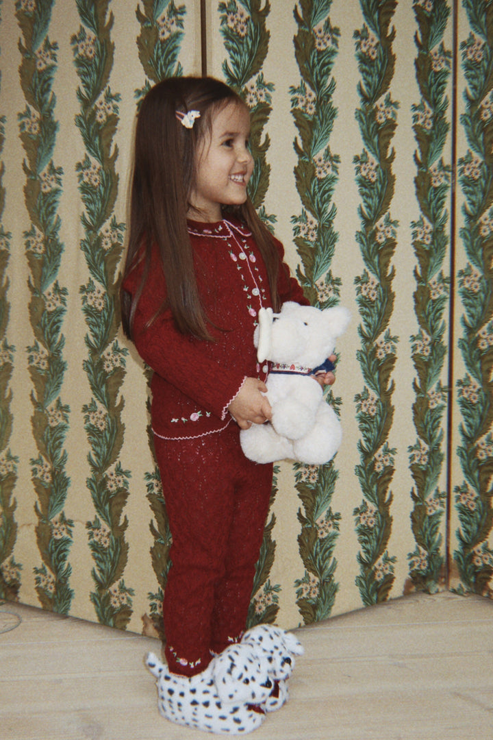 Konges Sløjd - Rosier Cardigan Ks106224 - Pomegranate Cardigans 