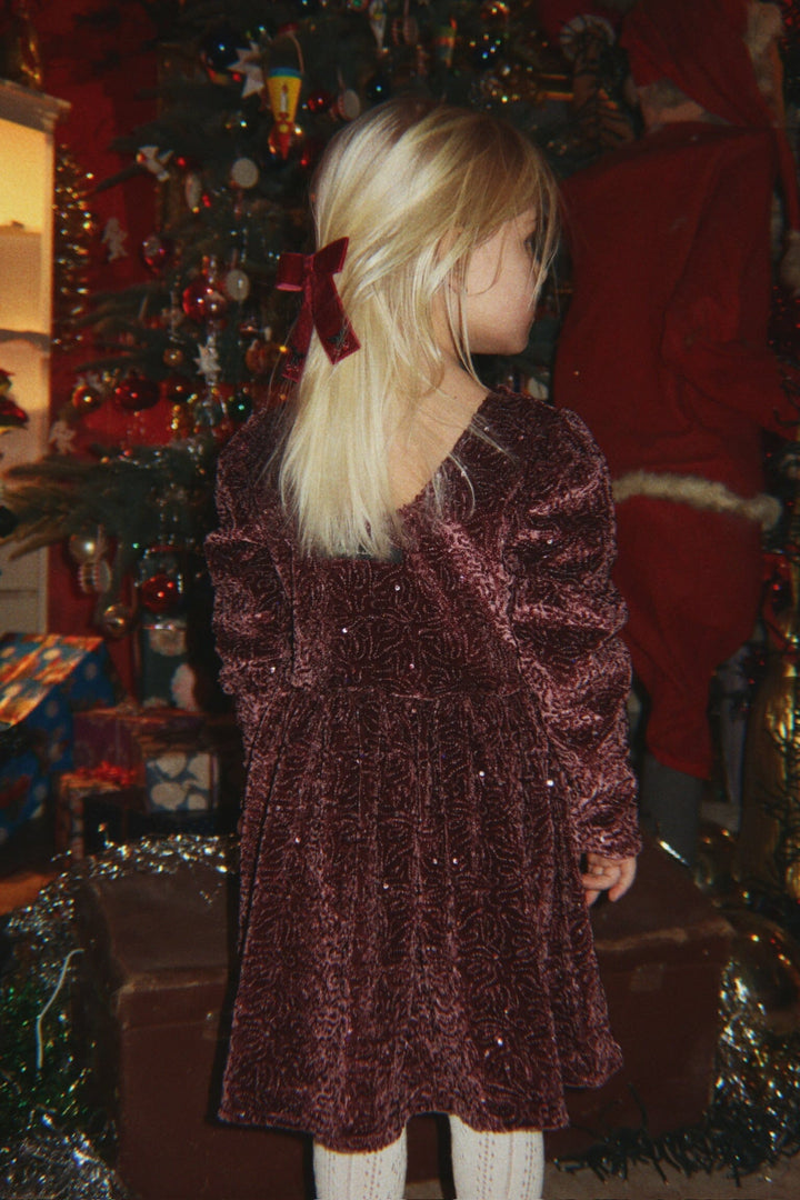 Konges Sløjd - Viola Dress Ks106646 - Decadent Chocolate Kjoler 
