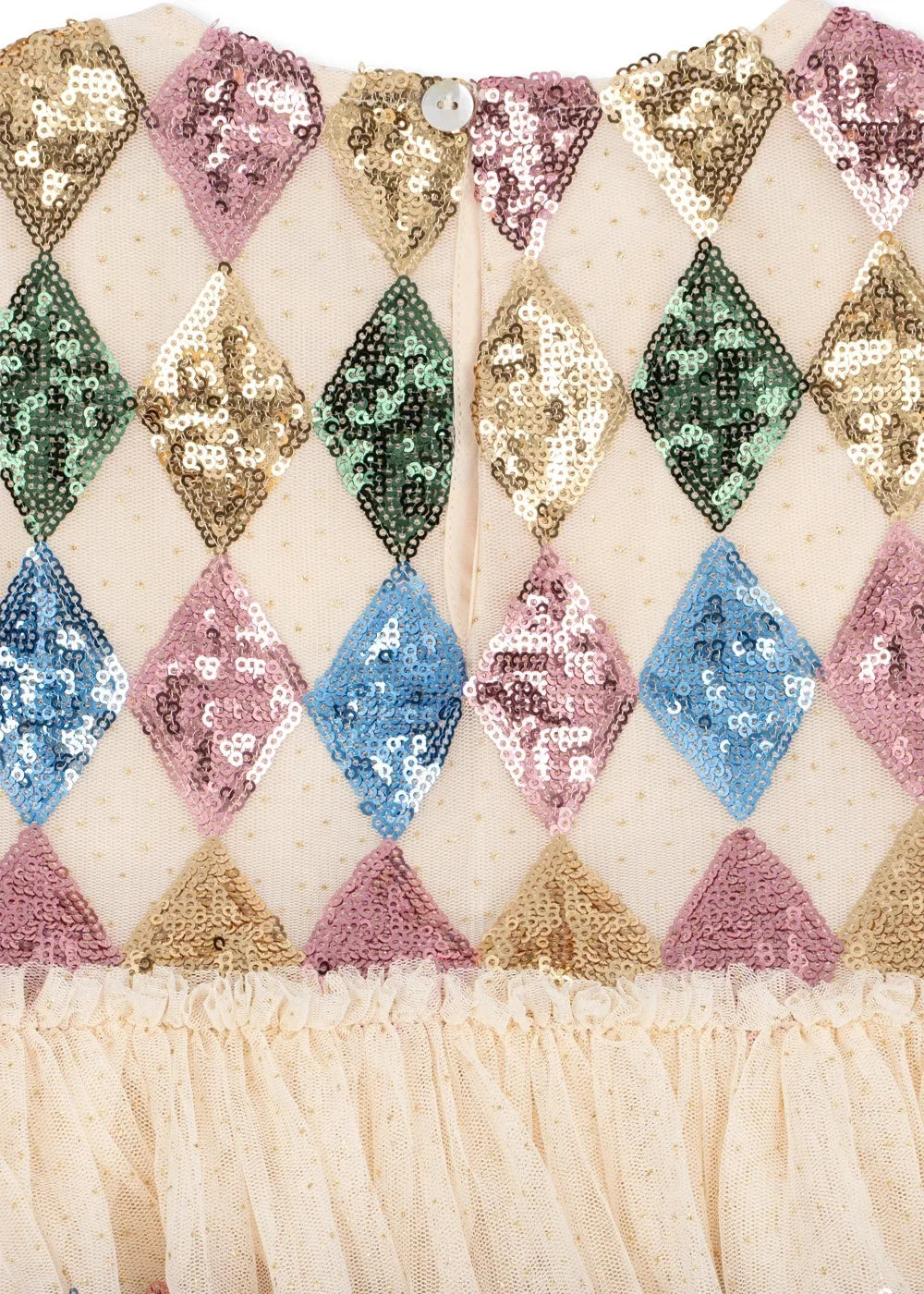 Konges Sløjd - Yvonne Harlekin Dress Ks106657 - Harlekin Sequin Kjoler 