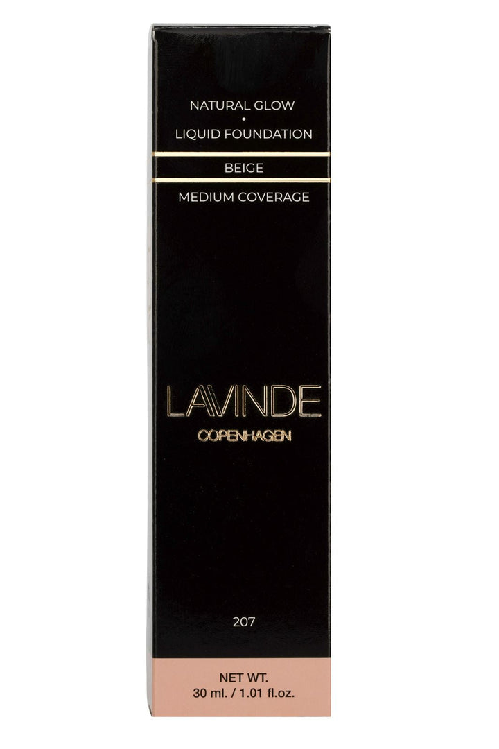 Lavinde Copenhagen - Natural Glow Liquid Foundation Beige 207 - 130501 - 30 ml